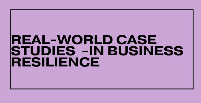 Real-World Case Studies in Business Resilience